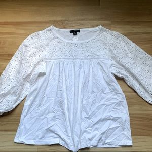 3/$10 J Crew Pointelle Top